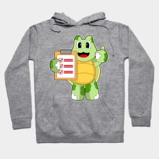 Turtle Secretary Note Hoodie